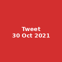 Miniature tweet 30 octobre 2021