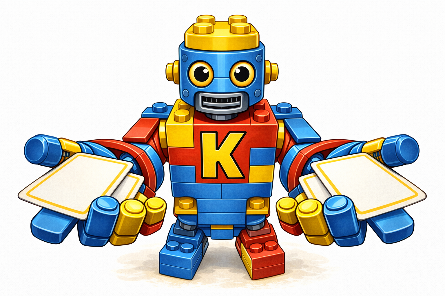 Robot tenant des fiches
