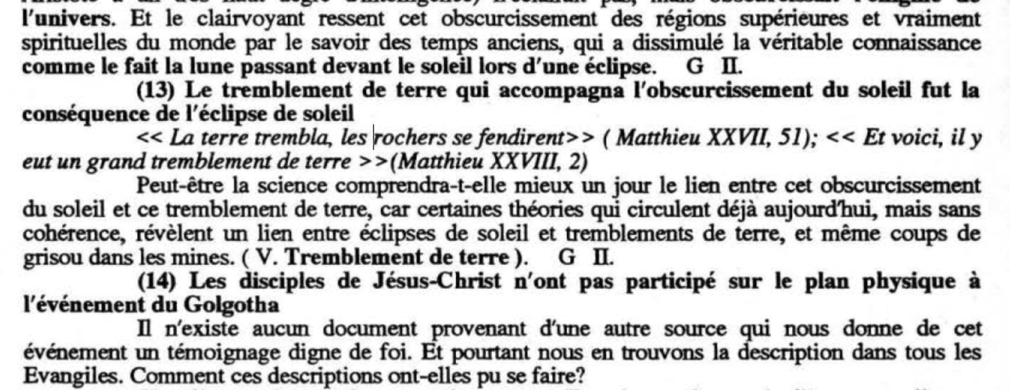 Texte Rudolf Steiner - éclipse solaire tremblement de terre coup de grisou Golgotha