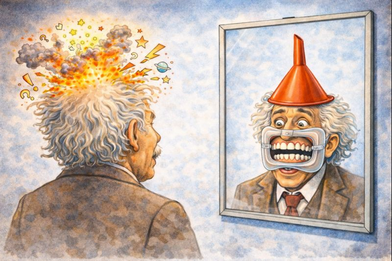 Cerveau qui explose face aux contradictions dentosophie